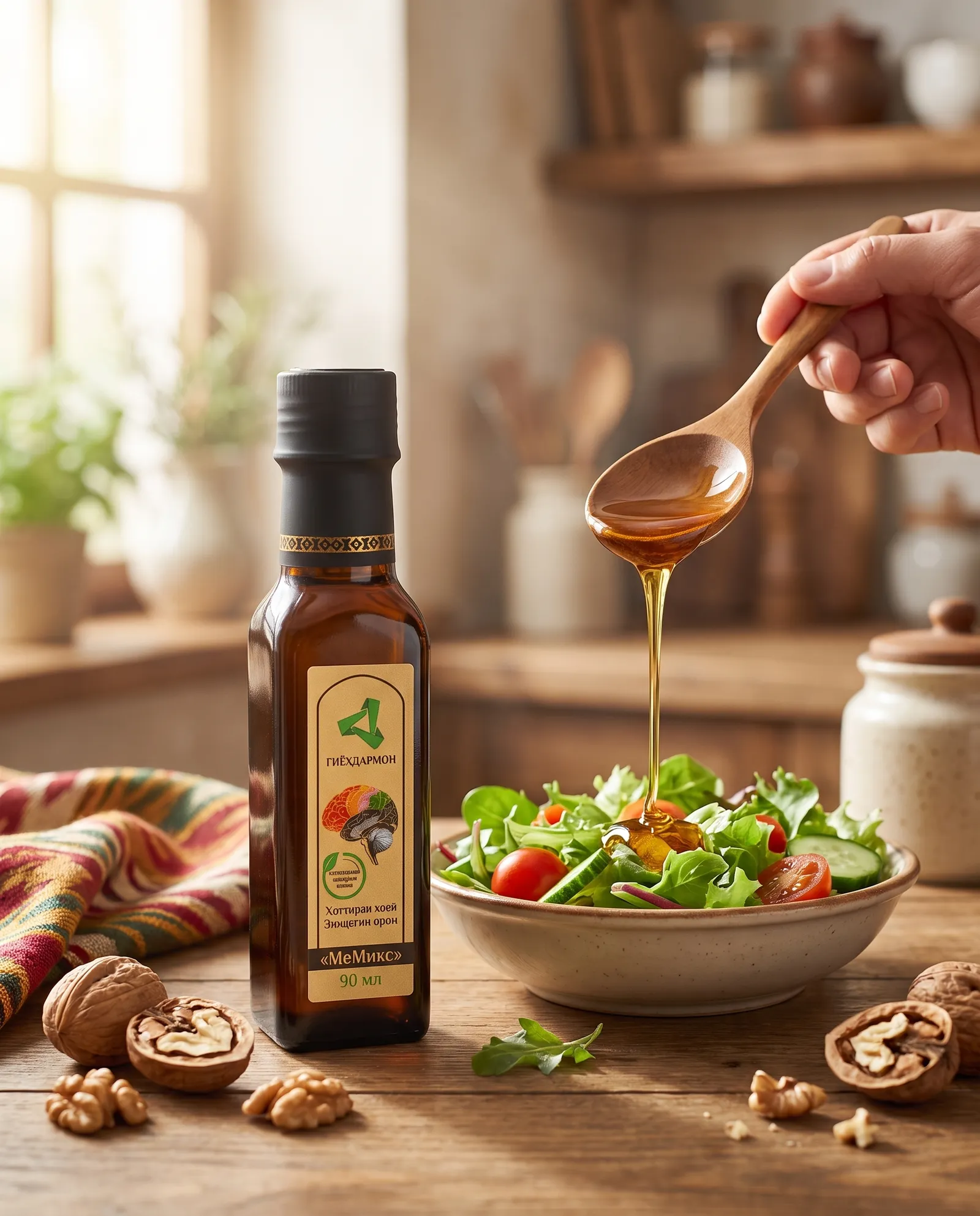 МеМикс — масло грецкого ореха для памяти и мозга